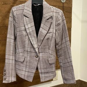 NWT Free People Linen “Chess” Blazer